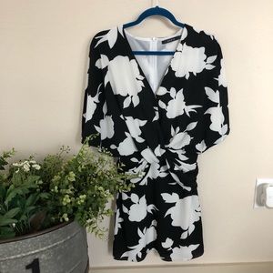 LIKE NEW Ark & Co Waist Shirred Wrap Dress